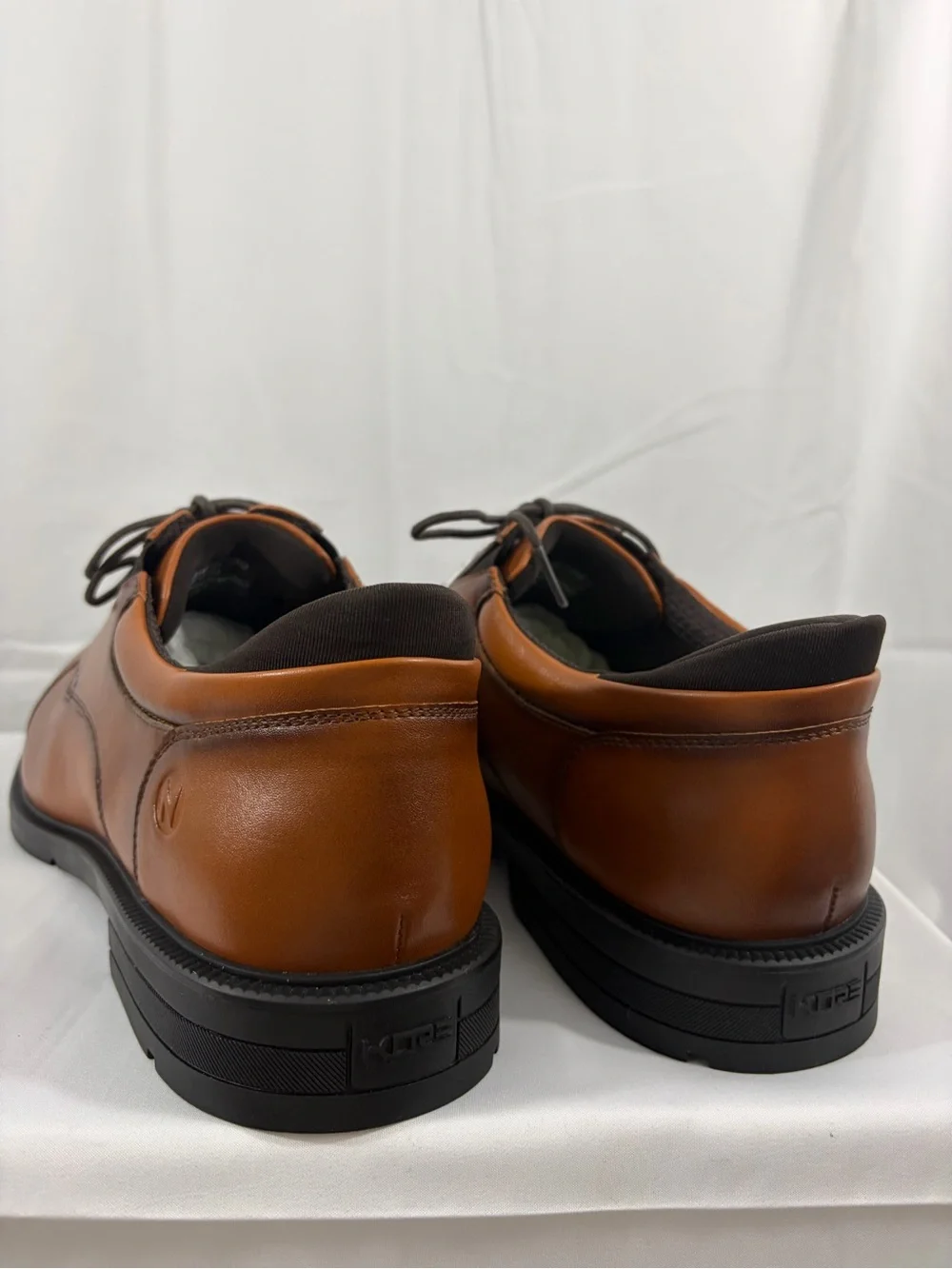 NWT Nunn Bush Men's Size 14 Brown Classic Cap-Toe Derby Dress Shoes